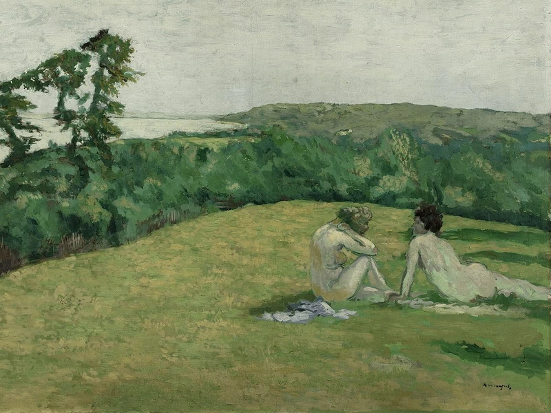 1867-Ker-Xavier Roussel - Davanti al mare (Varengeville) - Museo delle Belle Arti della Città di Parigi